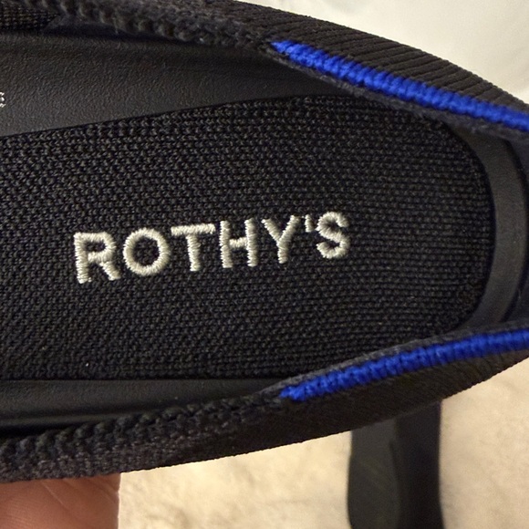 Rothy’s The Point | Black Knit Ballet Flats | Size 10 - Picture 4 of 7
